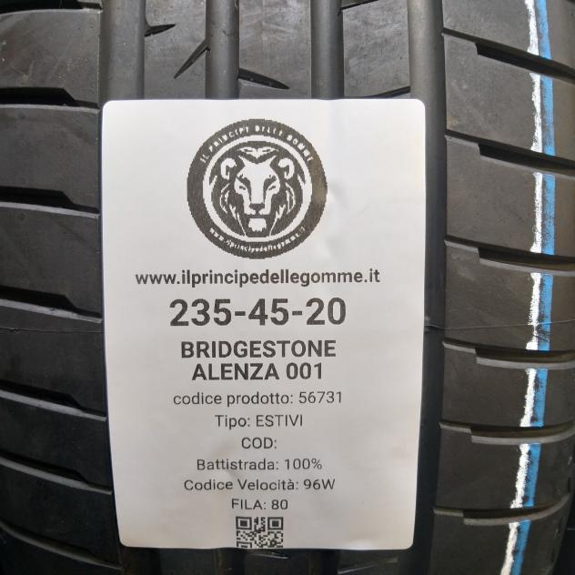 4 GOMME 235 45 20 BRIDGESTONE A56731 - Foto 2