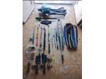 Lotto Canne da pesca Trota mare lago Spinning Fiume torrente Attrezzatura fondo