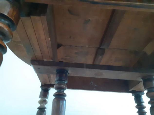 Tavolo rotondo antico allungabile 3 metri - Foto 4
