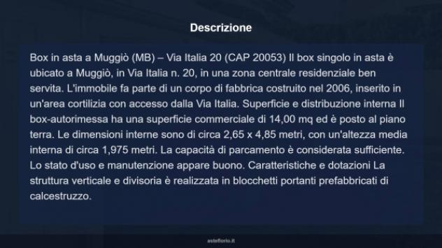 Immobile in asta di 14 m² in vendita a Muggiò - Foto 4
