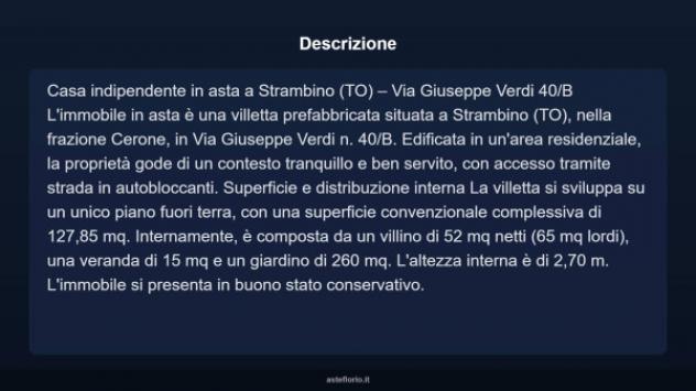 Immobile in asta di 127 m² in vendita a Strambino - Foto 4