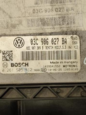 CENTRALINA MOTORE VOLKSWAGEN Scirocco Serie (137) 03C906027BA 0261S05812 CAV benzina 1390 (0814) - Foto 2