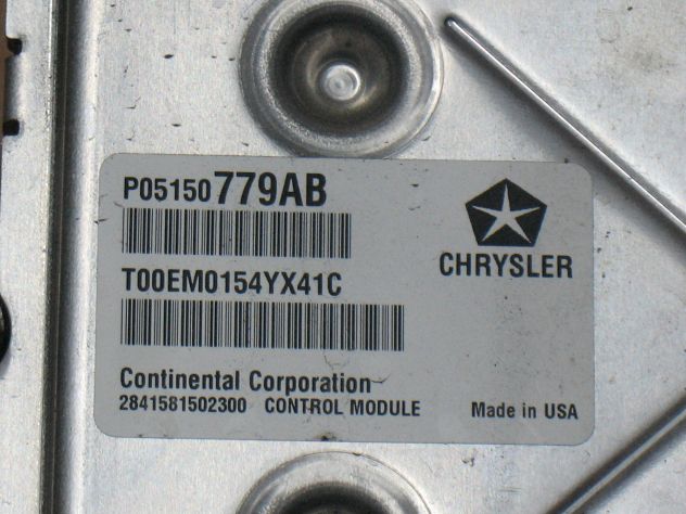 P05150779AB ECU CAMBIO FIAT FREEMONT 2.0 05150779AB P68225342AB 68225342AB - Foto 2