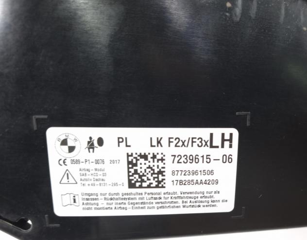 AIRBAG SEDILE SINISTRO BMW Serie 3 F31 Touring 7239615 (11) - Foto 12