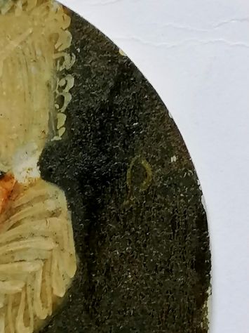 RARA MINIATURA DI EPOCA ELISABETTIANA RITRATTO DI DAMA, 1500-1600. - Foto 4