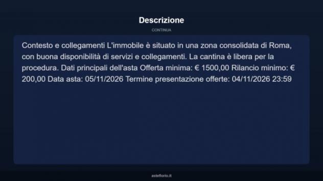 Immobile in asta di 4 m² in vendita a Roma - Foto 4