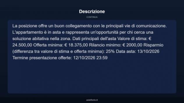 Immobile in asta di 24 m² in vendita a Roma - Foto 5