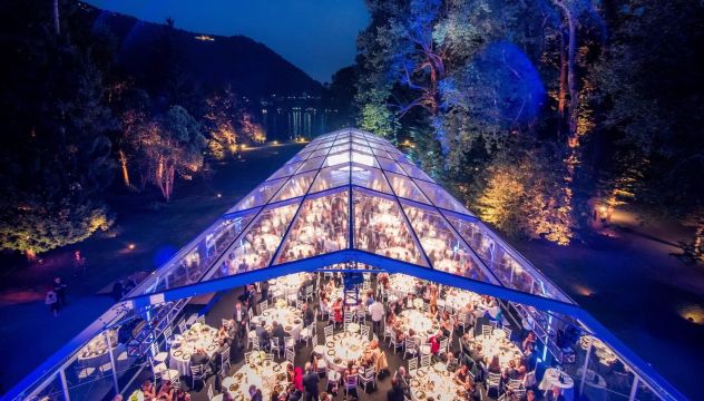 Noleggio e vendita tensostrutture Crystal trasparenti matrimoni Gazebo Torino