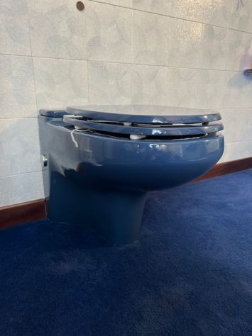 Cerco Sanitario WC Blu d' epoca mod. STILE Pozzi Ginori 1967/1970 - Foto 2