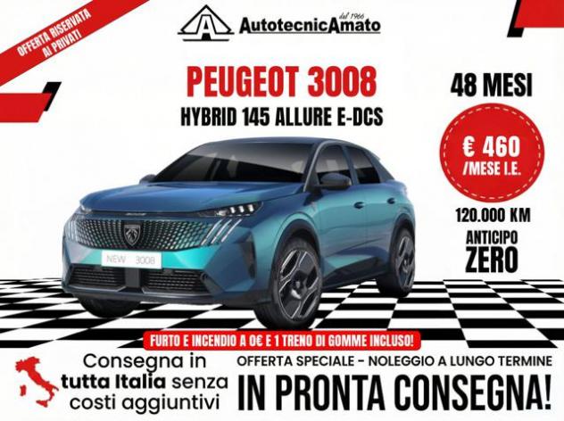 PEUGEOT 3008 Hybrid 145 e-DCS6 Allure rif. 23229499