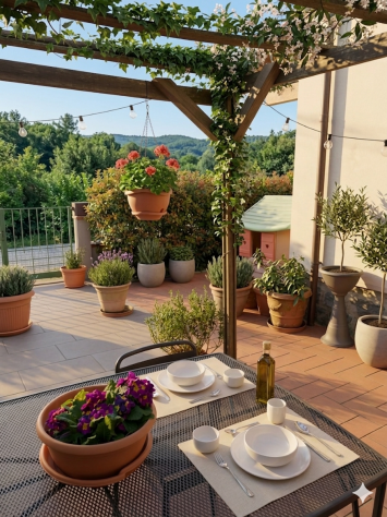 Appartamento con giardino in bifamiliare