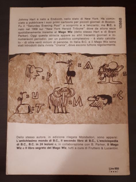 L'alfabeto preistorico di B.C., Jhonny Hart,  Prima edizione maggio 1973. - Foto 4