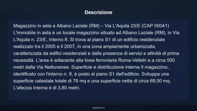 Immobile in asta di 78 m² in vendita a Albano Laziale - Foto 6