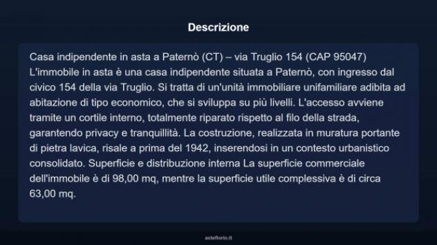 Immobile in asta di 98 m² in vendita a Paternò - Foto 5