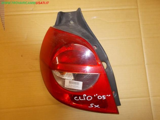 FANALE POST.S. RENAULT CLIO (C85/B85) 3p / 5p  Parti elettriche  Fanaleria  Fanali  Fanale post. sx. RENAULT - CLIO III  3/5 P - 01-07-2005 - 01-04-20