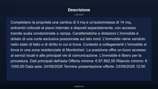 Immobile in asta di 60 m², box auto in vendita a Montichiari - Foto 5