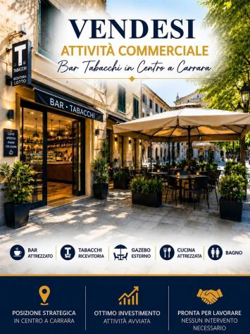 Bar/Tabacchi in vendita a Carrara 45 mq Rif: 1416856