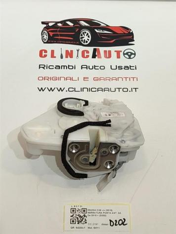 SERRATURA ANTERIORE SINISTRA MAZDA CX-5 Serie SHY1 (1216) - Foto 2