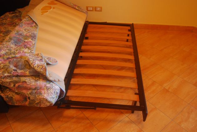DIVANO LETTO IN PELLE ALCANTARA - Foto 3
