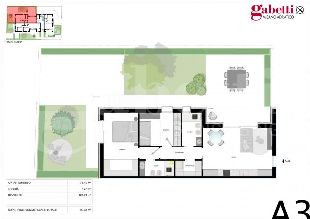 Appartamento - Misano Adriatico . Rif.: MI014/A3VRG
