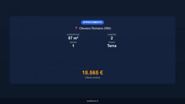 Immobile in asta di 57 m² in vendita a Olevano Romano - Foto 16