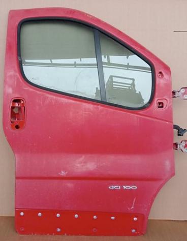PORTA ANT.D. ROSSA NO SERRAT. NO ALZACR.  Carrozzeria  Lamierati esterni  Porte  Porta ant. dx. OPEL - VIVARO A - 01-06-2001 - 01-08-2006, OPEL - VIVA