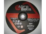 Dischi mola Abra Beta diametro 230 in zirconio alte prestazioni.