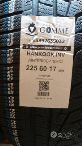 2 gomme 225 60 17 HANKOOK A1818 - Foto 2