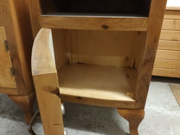 COPPIA COMODINI IN LEGNO VINTAGE - Foto 5