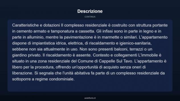 Immobile in asta di 89 m² con più di 5 locali in vendita a Cappelle sul Tavo - Foto 6