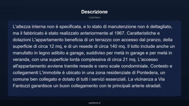 Immobile in asta di 164 m², box auto in vendita a Pontedera - Foto 14
