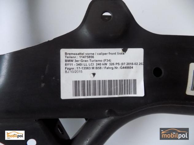 Carrello BMW 3 GT F34 LCI Trave di sospensione anteriore - 4622 - Foto 3