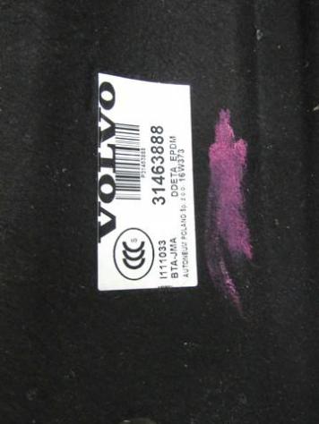 31463888 RIVESTIMENTO MOQUETTE INTERNA CENTRALE VOLVO V90 SW 2.0 D 4X4 173KW AUT 5P (2016) RICAMBIO USATO - Foto 2