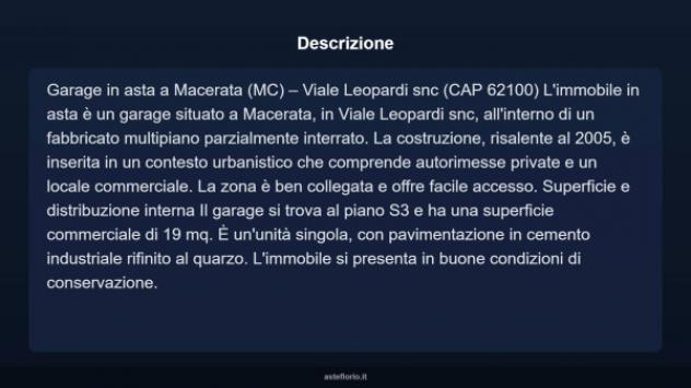 Immobile in asta di 19 m² in vendita a Macerata - Foto 4