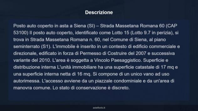 Immobile in asta di 16 m² in vendita a Siena - Foto 7