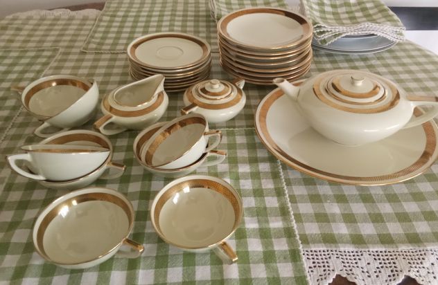Elegante servizio da tè vintage per otto persone - Foto 6