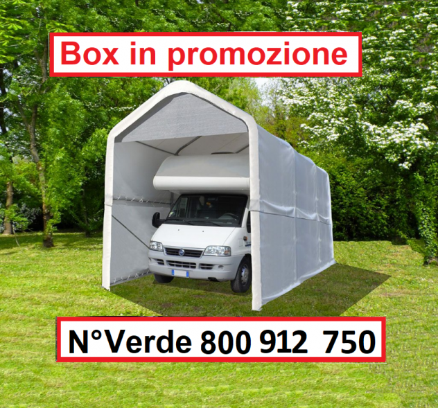 Box camper -pensiline auto-Coperture antigrandine per piazzali auto e autoparchi