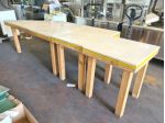 tavolini in legno con piano in marmo usati