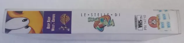 VIDEOCASSETTA VHS LE STELLE DI SPACE JAM BEEP BEEP E WILLY IL COYOTE PIV 14710 - Foto 3