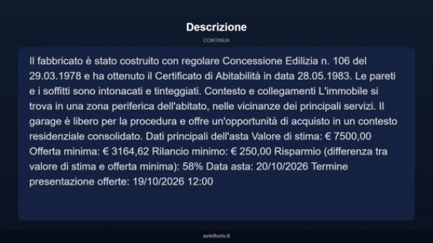 Immobile in asta di 15 m² in vendita a Gubbio - Foto 8