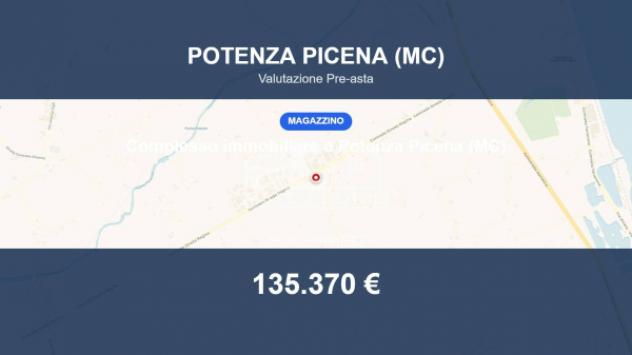 Immobile in asta di 644 m² in vendita a Potenza Picena