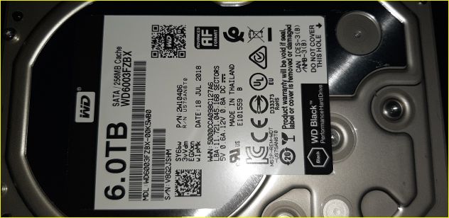 HD Western Digital Black 6TB WD6003FZBX - Foto 3