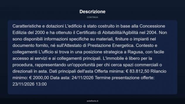 Immobile in asta di 212 m² con più di 5 locali in vendita a Ragusa - Foto 7