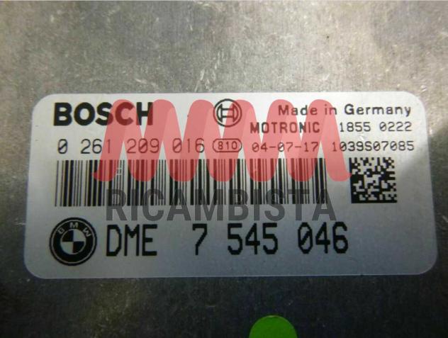 0261209016 BMW E87 116i centralina motore Bosch - Foto 2