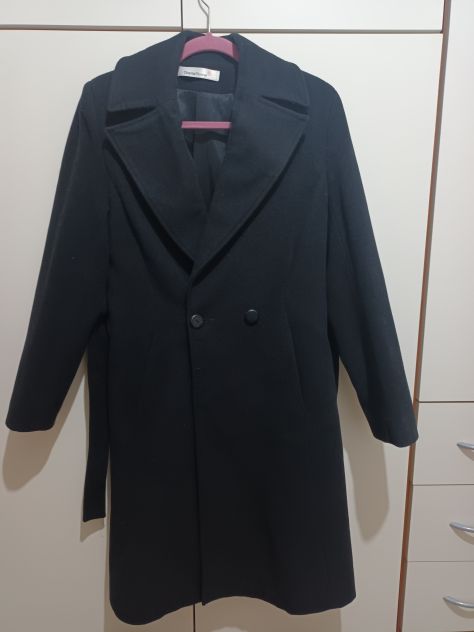 Cappotto Chantal Rosner nero di lana