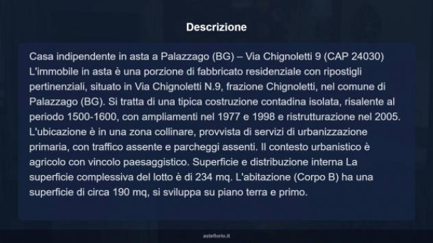 Immobile in asta di 234 m² con più di 5 locali in vendita a Palazzago - Foto 17