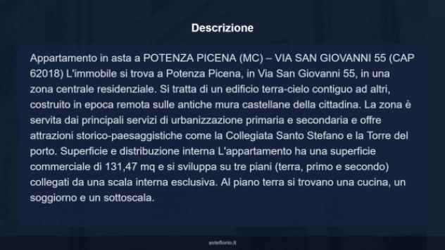 Immobile in asta di 131 m² con più di 5 locali in vendita a Potenza Picena - Foto 17