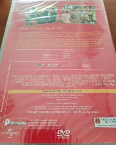 American PIE Il Matrimonio - DVD FILM NUOVO - Edizione Panorama - Disco singolo - Foto 3