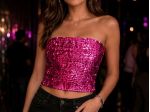 TOP A FASCIA *CON PAILLETTES*