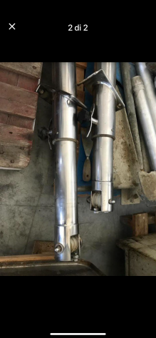 Due gruette in acciaio inox